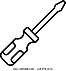 Screwdriver vector icon. Can be used for printing, mobile and web applications.