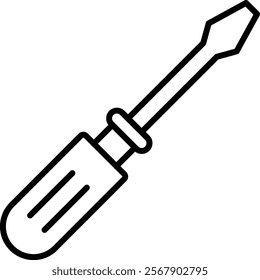 Screwdriver vector icon. Can be used for printing, mobile and web applications.