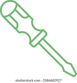 Screwdriver vector icon. Can be used for printing, mobile and web applications.