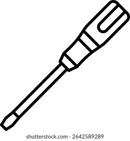 Screwdriver vector icon. Can be used for printing, mobile and web applications.