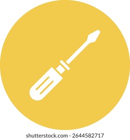 Screwdriver vector icon. Can be used for printing, mobile and web applications.