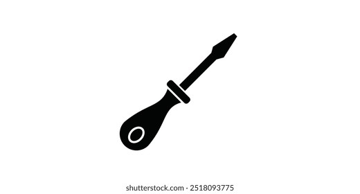 Ilustración de diseño de icono de Vector de destornillador