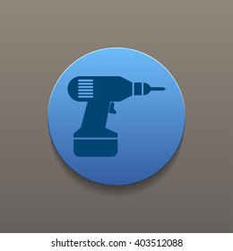 screwdriver. vector icon. Flat design style eps 10