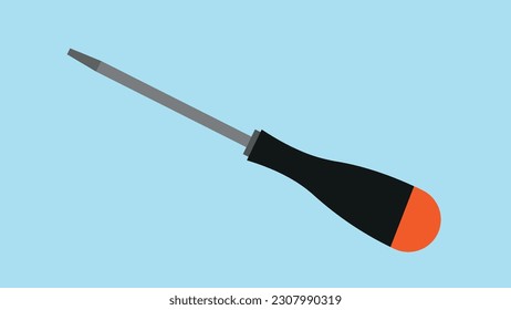 Screwdriver vector icon. Vector illustration of a screwdriver.