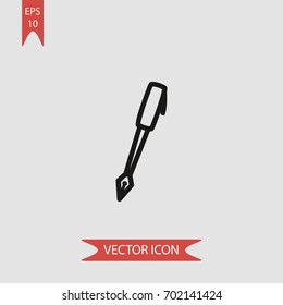 Screwdriver vector icon illustration symbol