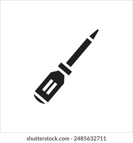 screwdriver vector icon line template