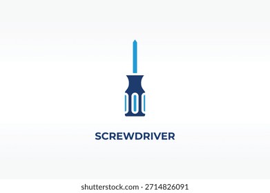 SCHRAUBTREIBER, Vektorsymbol, Symbol oder Logo, einzelne Symbolgrafik