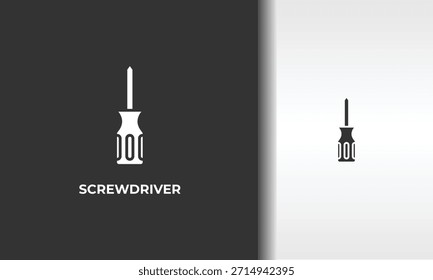Schraubendreher, Vektorsymbol, Symbol oder Logo-Zeichen, einzelne Symbolgrafik