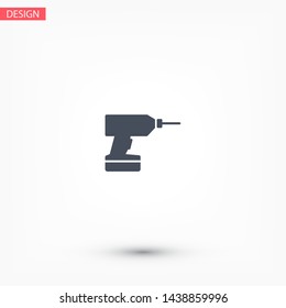 Screwdriver Vector icon . Lorem Ipsum Illustration design