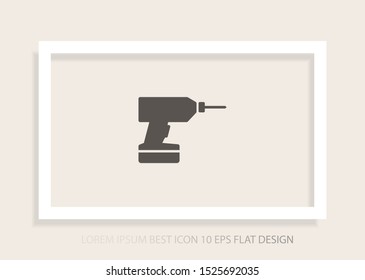 Screwdriver Vector icon . Lorem Ipsum Illustration design