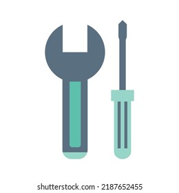 Screwdriver vector icon - mechanic tools vector