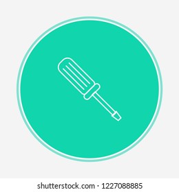 Screwdriver vector icon sign symbol