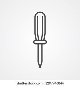 Screwdriver vector icon sign symbol