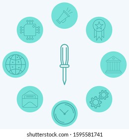 Screwdriver vector icon sign symbol