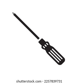 Screwdriver vector icon. Turn-screw tool flat sign design. EPS 10 Screwdriver flat symbol pictogram
