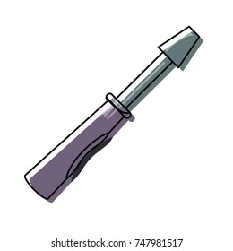 screwdriver vector illustration