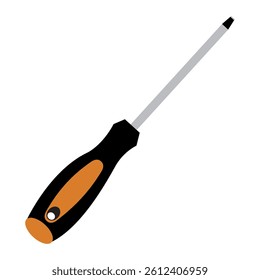 Screwdriver vector illustration. isolated on white background. Simple vector design.