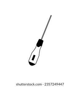 Screwdriver vector illustration, repair tool, construction instrument, tools, hardware tools