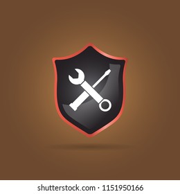 screwdriver and wrench icon