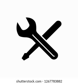 Screwdriver and Wrench Icon