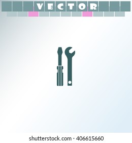 Screwdriver and Wrench icon.