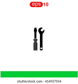 Screwdriver and Wrench icon.