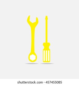 Screwdriver and Wrench icon