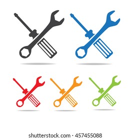 Screwdriver and Wrench icon