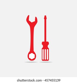 Screwdriver and Wrench icon