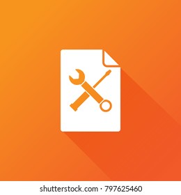 screwdriver and wrench icon