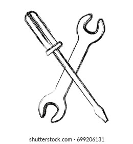 screwdriver and wrench tools support repair