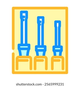 screwdrivers car repair tool color icon vector. screwdrivers car repair tool sign. isolated symbol illustration