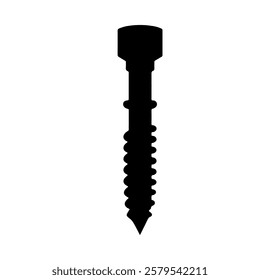 Screwed silhouette vector icon sign symbol illustration design.