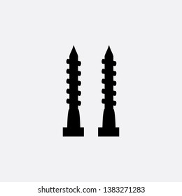 screws drill tool icon sign signifier vector