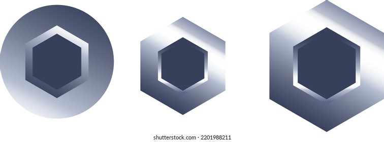 Screws heads, isolated metal pins for attaching and connecting things together. Tools and instruments for working and repairing, fixing elements. Detail from handyman kit. Vector in flat style