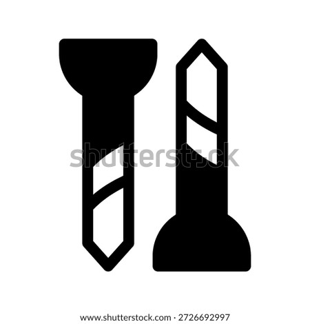 Screws Icon Vector Symbol Design Illustration