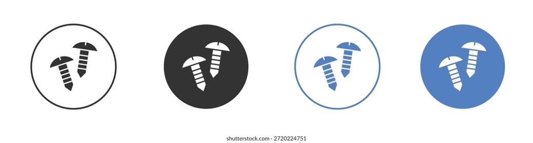 Screws icon for web design. pixel perfect flat icons