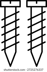 Icono de tornillos para su proyecto