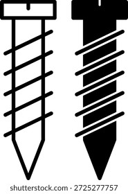 Icono de tornillos para su proyecto