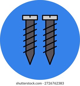 Icono de tornillos para su proyecto