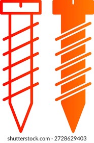 Icono de tornillos para su proyecto