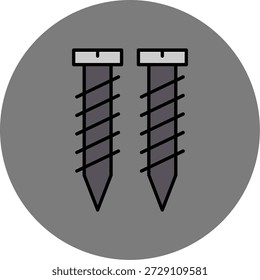Icono de tornillos para su proyecto