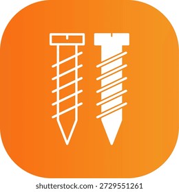 Icono de tornillos para su proyecto