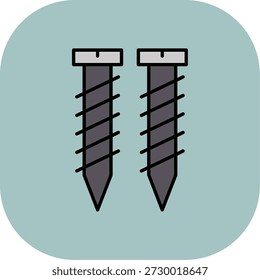 Icono de tornillos para su proyecto