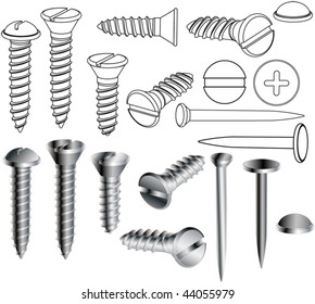 screws and nails