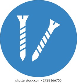 Tornillos Icono de Vector Ilustración de diseño