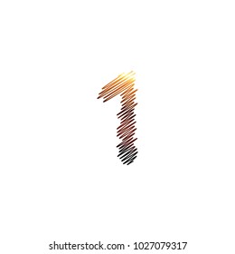 Scribble abstract logo and icon template number 1