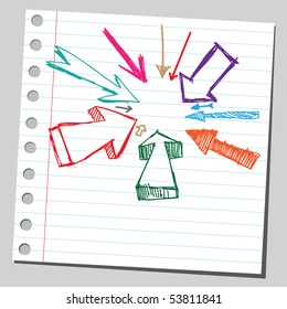 Scribble arrows