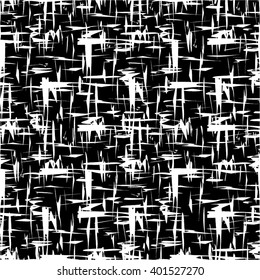 Scribble in the background pattern, a brush, a hand, a seamless vector.