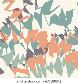 Scribble background in soft retro colors